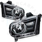 Headlight Assembly Set for Ford Mustang (2010–2014) Black