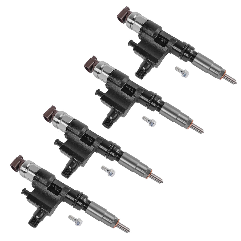 4X Diesel Fuel Injectors for Hino 300 NO4C (2004–2023) 095000-6520 095000-6521 23670-E0090