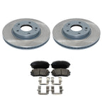 DuraGo Front Rotors & TRW Pro Ceramic Disc Brake Pads Kit for Kia Seltos (2021)