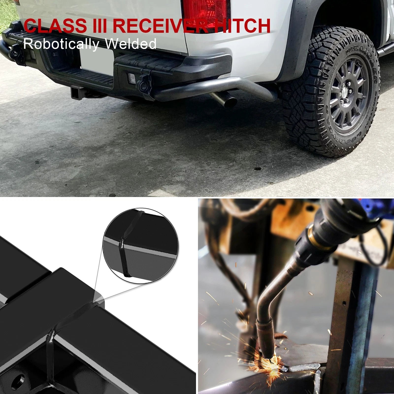 Towing Hitch Receiver Class 3 for Chevy Colorado GMC Canyon (2004-2012)