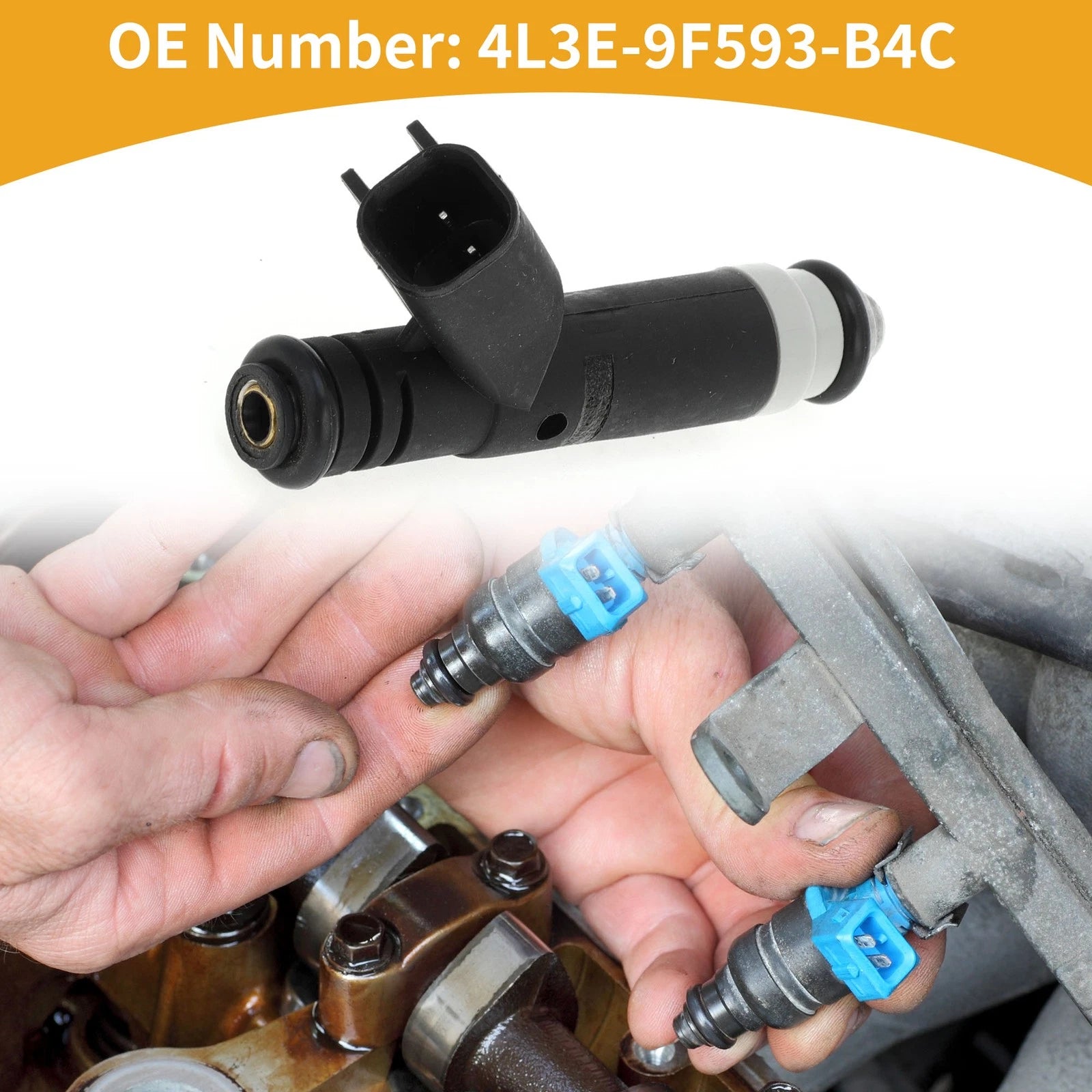 Fuel Injector No.4L3E-9F593-B4C for Ford F150 4.6L (2004–2008)