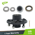 5 on 5.5" Trailer Hub Kit for 3500 lbs. Spindle with Bearing Kit