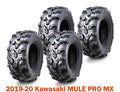Set of 4 ATV Tires 25x10-12 for Kawasaki MULE PRO MX (2019–2020) Super Mud