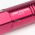 20 PCS Open End M12x1.25 60mm Tall Pink Aluminum Lug Nuts + Adapter