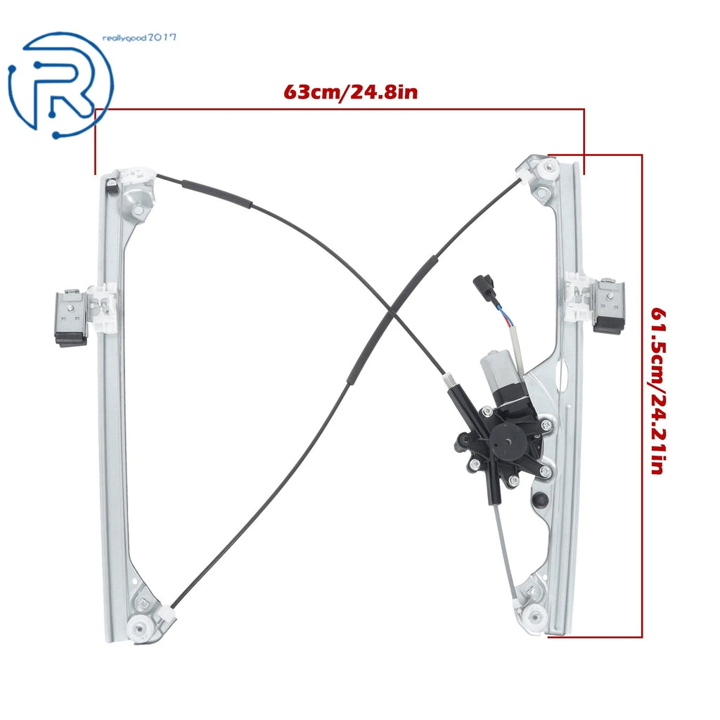 2X Power Window Regulator for Chevy Silverado GMC Sierra 1500 (2007-2013)