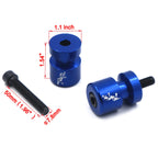 Blue Swingarm Spools 8mm for Honda CBR1000RR (2004–2011) CBR600RR (2003–2011)