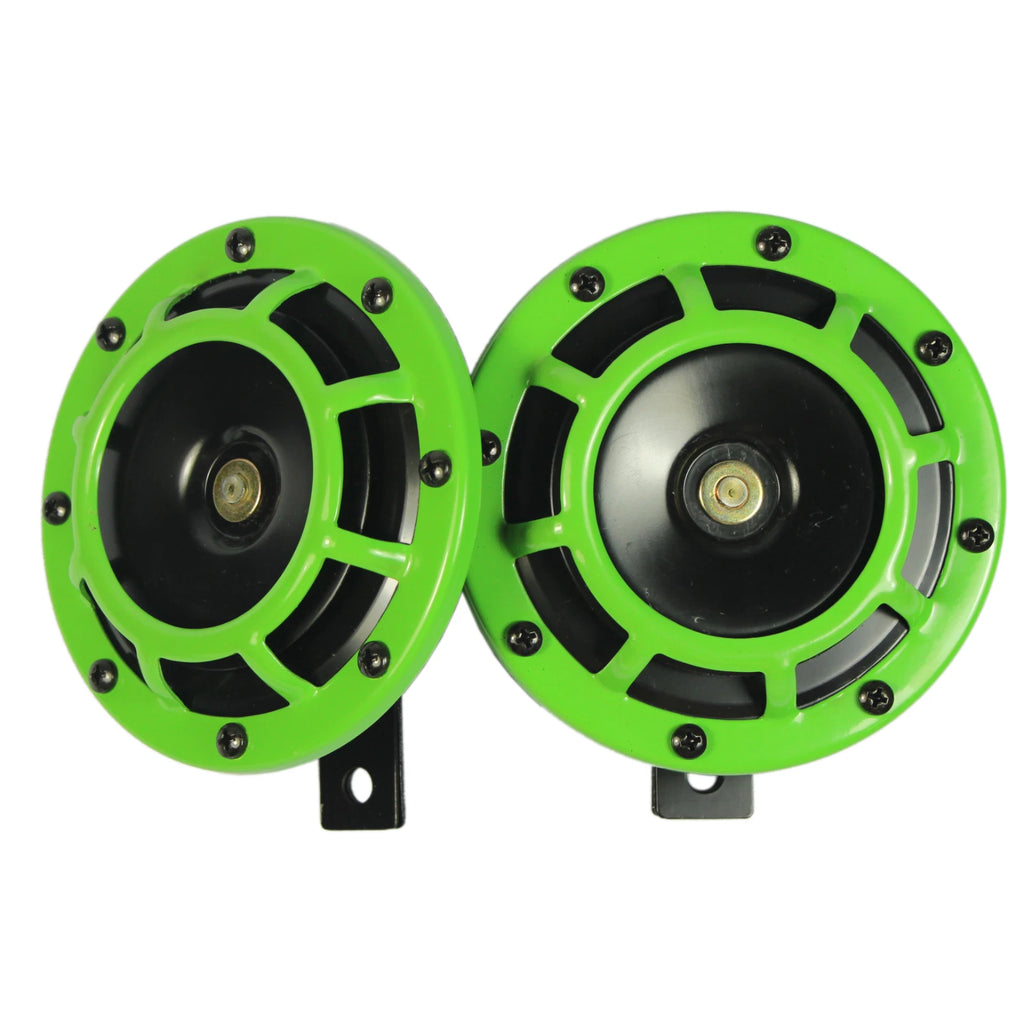 Set of 2 Electric Blast Tone Horns for Universal Vehicles (12V)