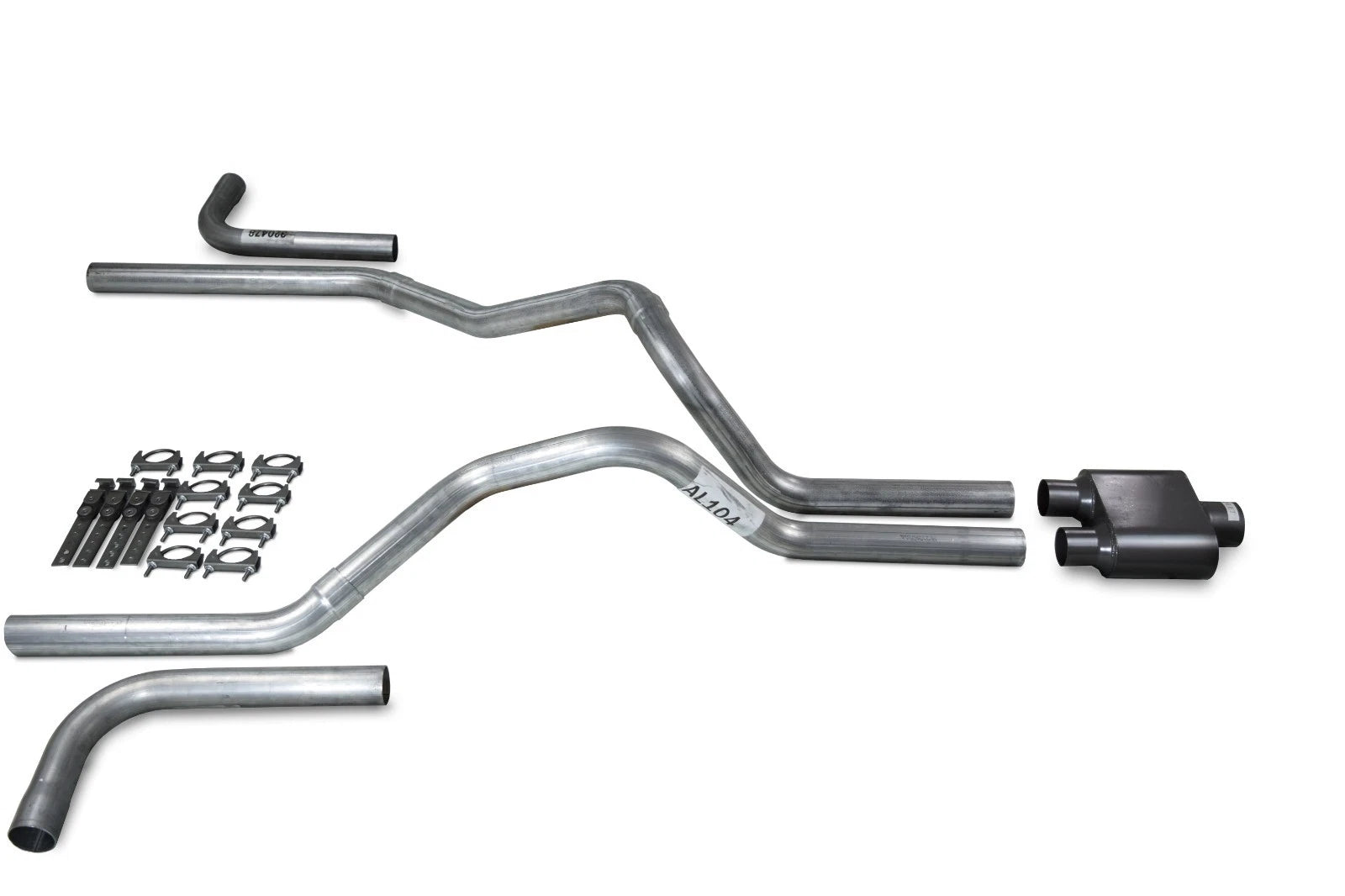 Dual Exhaust Kit for Chevy GMC 1500 (1988–1995) 2.5" 1 Chamber Muffler