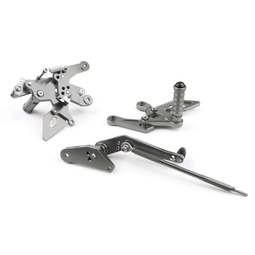 Adjustable Rearsets Foot Rest Pegs for Honda CBR500R CB500F (2016–2017) TI #3