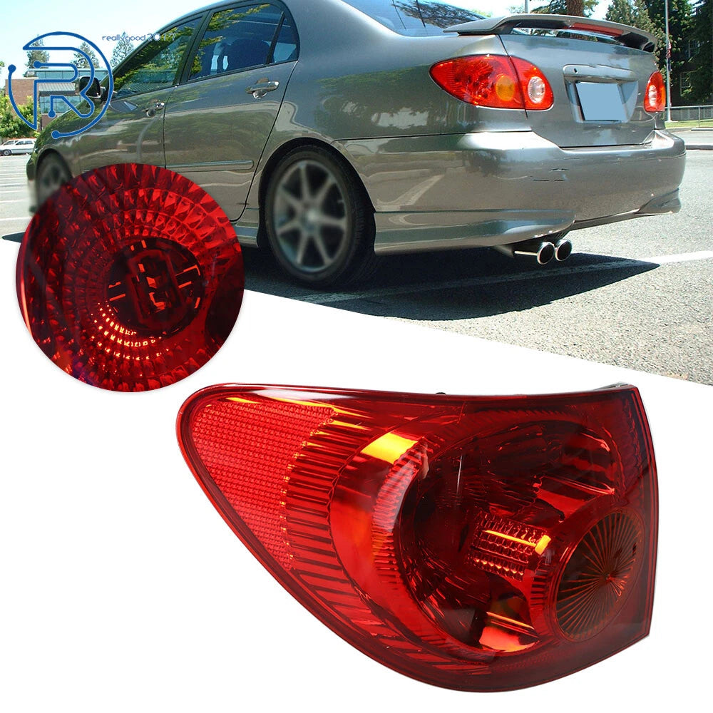 Left Driver Side Waterproof Tail Light for Toyota Corolla (2005–2008)