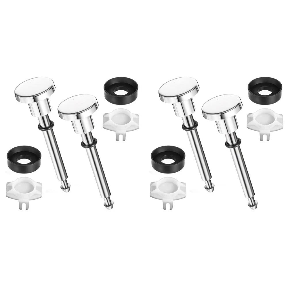 Bathtub Spout Diverter Repair Kit for Universal Fit (4-Pack) Chrome