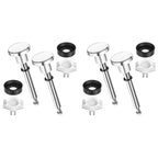 Bathtub Spout Diverter Repair Kit for Universal Fit (4-Pack) Chrome