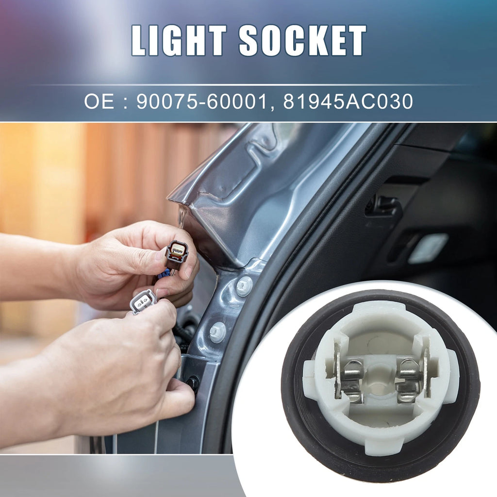 3X Turn Signal Light Bulb Socket Holder 90075-60001 for Toyota Camry (2007–2015)