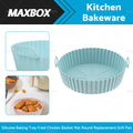 Silicone Baking Tray for Air Fryer (Non-Stick, Reusable)