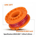Set of 4 Spools and 1 Cover for WA0004 20V WG151 Lawn Mower (2022)