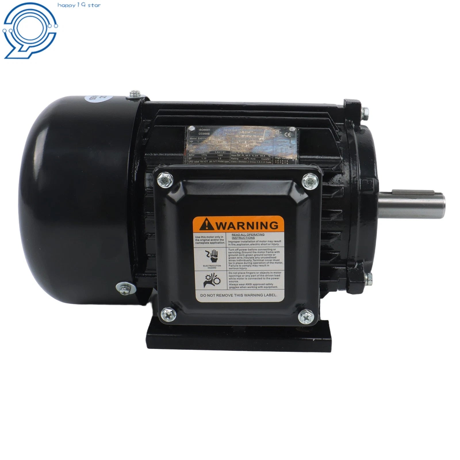 1HP Three Phase Motor for Industrial Use (1800 RPM, 230/460 Volt)