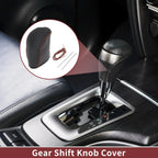 1Pc Gear Shift Knob Cover for Dodge Journey (2011–2020) Black Brown