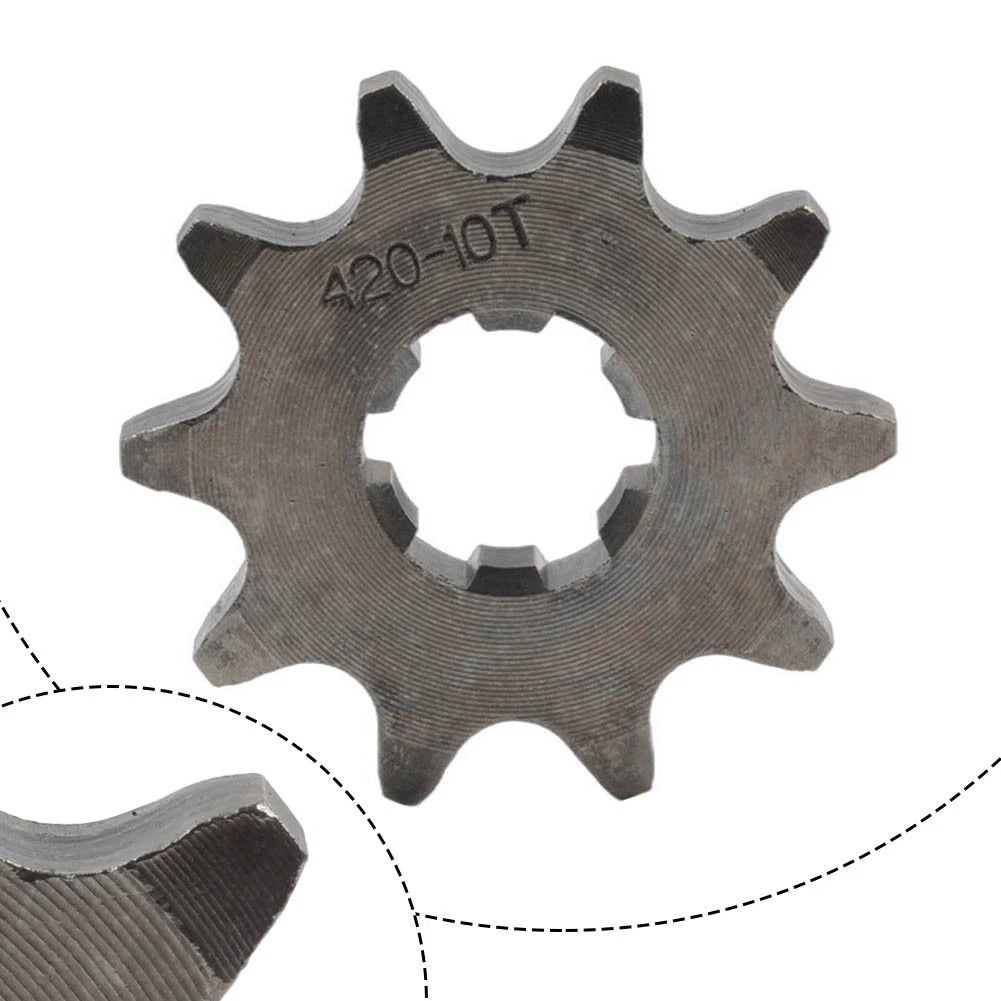 10T Front Sprocket for 50 70 90 110 125 140cc ATV Pit Dirt Bike (420 Chain)