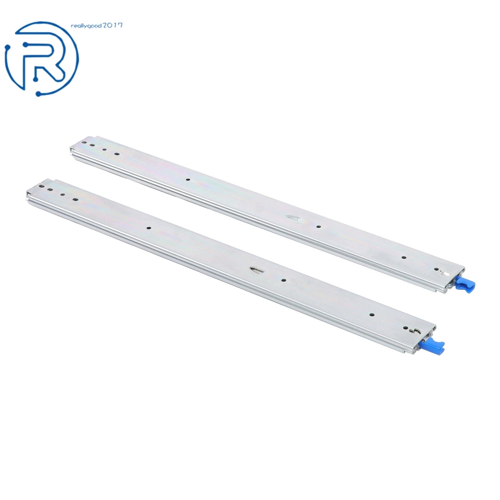 Set of 2 Heavy Duty Drawer Slides for Universal Use (30 Inch, 500 Lbs)