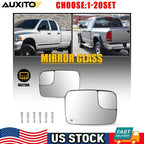 Heated Mirror Glass for Dodge Ram 1500 (2005–2008), 2500/3500 (2005–2009) 2X
