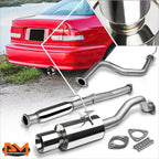 4" Rolled Tip Muffler Catback Exhaust System for Honda Civic (1992–2000)