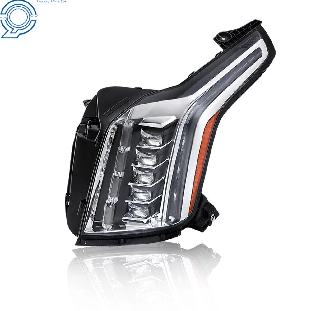 Headlight Assembly LH for Cadillac Escalade (2015–2020) LED Black Housing