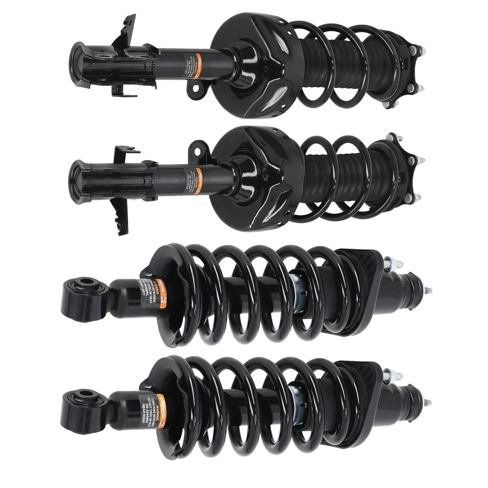 Set of 4 Struts w/ Coil Springs for Honda CR-V (2007–2011)