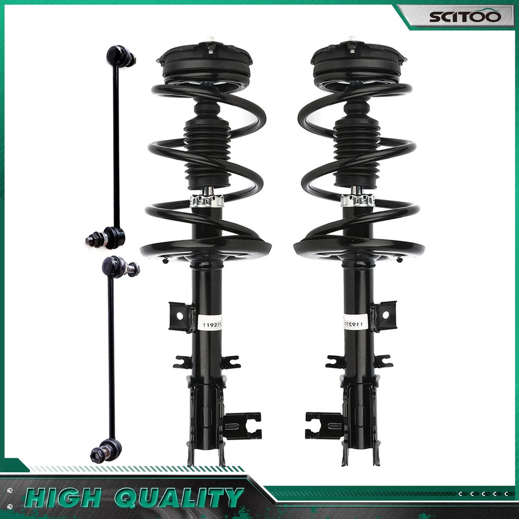 Front Struts Sway Bars End Links Kit for Nissan Murano (2009–2014)