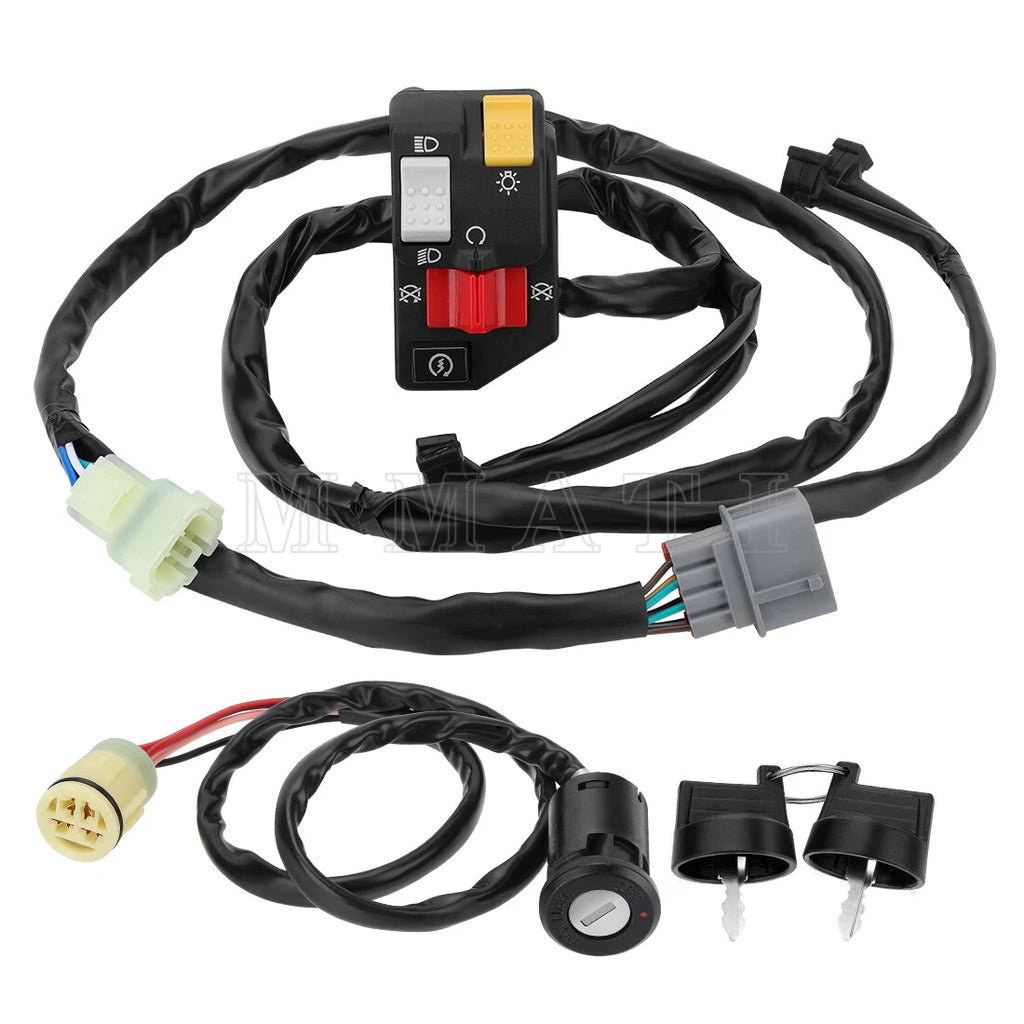 Start Stop Switch & Key Switch for Honda Rancher 350 TRX350FM/TM (2006)