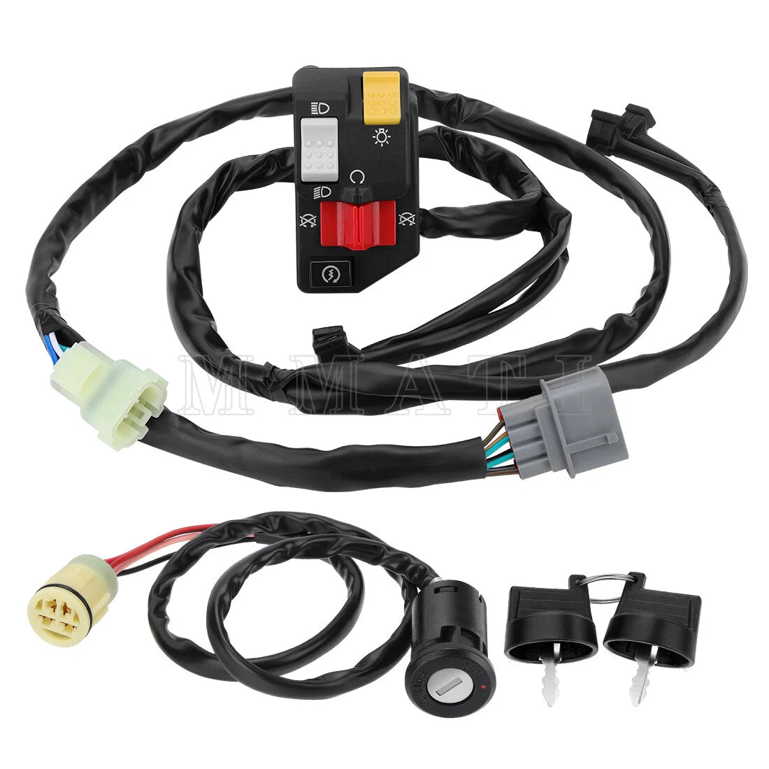 Start Stop Switch & Key Switch for Honda Rancher 350 TRX350FM/TM (2006)