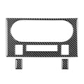 3 Pcs Black Carbon Fiber AC Panel Cover Trim for Dodge Challenger (2008–2014)