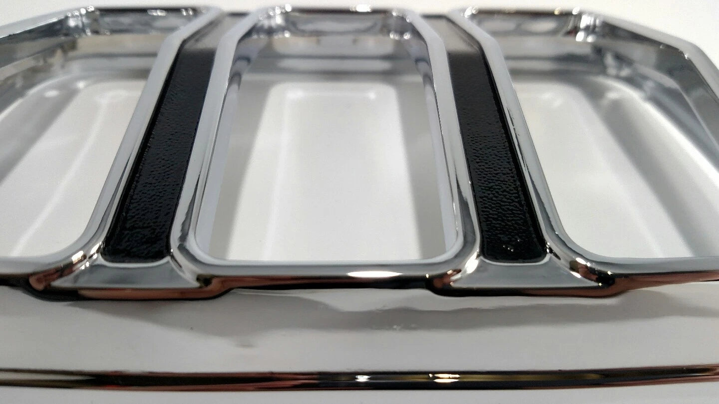 Chrome Tail Light Bezels Replacement Pair for Ford Mustang (1964–1966)
