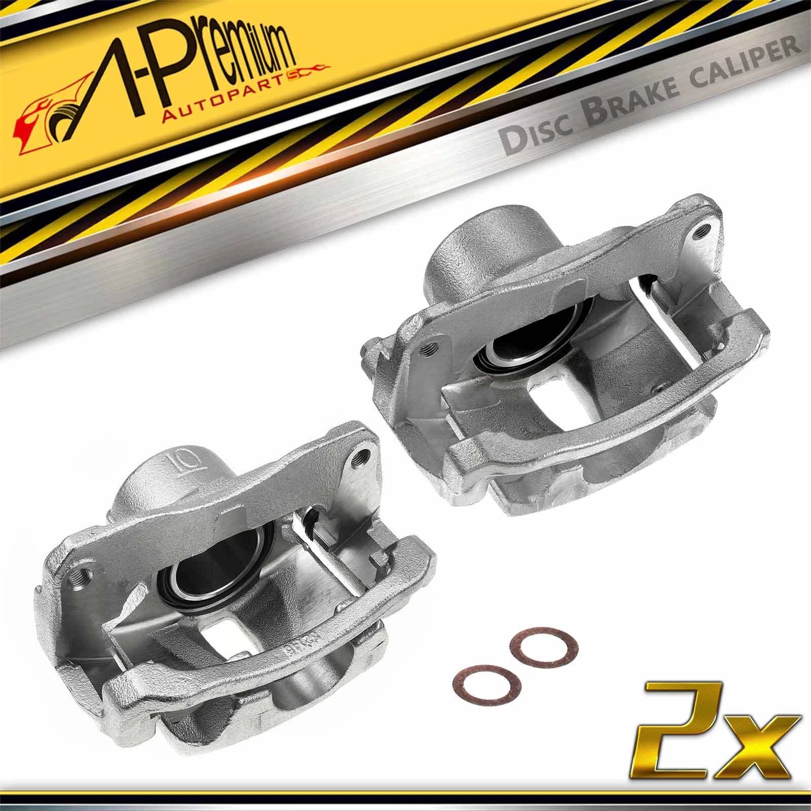 Front Brake Calipers with Brackets for Toyota Camry 2005-2006, Avalon