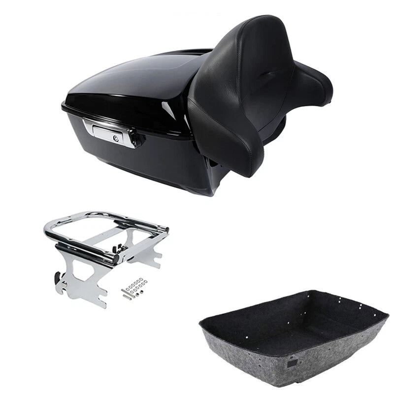 Trunk Mount Rack Backrest for Harley Touring Road King (1997–2008)