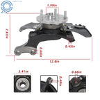 Front Steering Knuckle & Wheel Bearing Hub Assembly for Toyota Sienna (2004–2010)