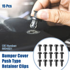 15 x Bumper Cover Push Type Retainer Clips for Chrysler 200 (2011-2014)