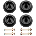 Set of 4 Mower Deck Wheels for Exmark Kubota (Fits Various Models)