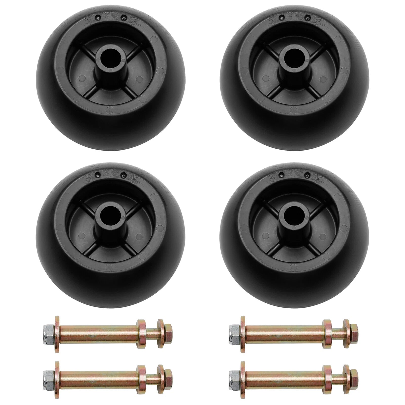 Set of 4 Mower Deck Wheels for Exmark Kubota (Fits Various Models)