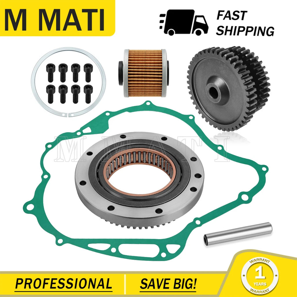 Starter Clutch Idler Gear Shaft Gasket for Yamaha V Star 1100 (2000–2009)