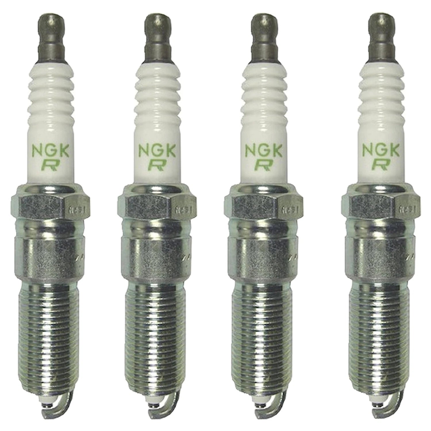 Set of 4 NGK V-Power Spark Plugs 5306 for Sebring Stratus Wrangler (2001–2006)