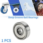 6301ZZ Deep Groove Ball Bearing for Scooter Skateboard Wheel (12x37x12mm)