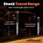 Rear Shock Absorbers for Jeep Cherokee XJ 2WD 4WD (1984–2001) 0-4" Lift