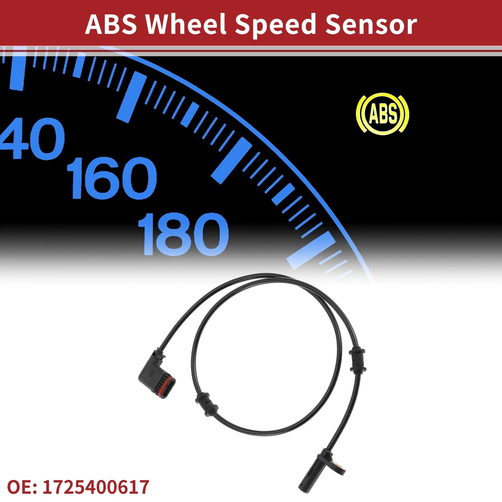 ABS Wheel Speed Sensor No. 1725400617 for Mercedes-Benz SLC43 (2017–2020)