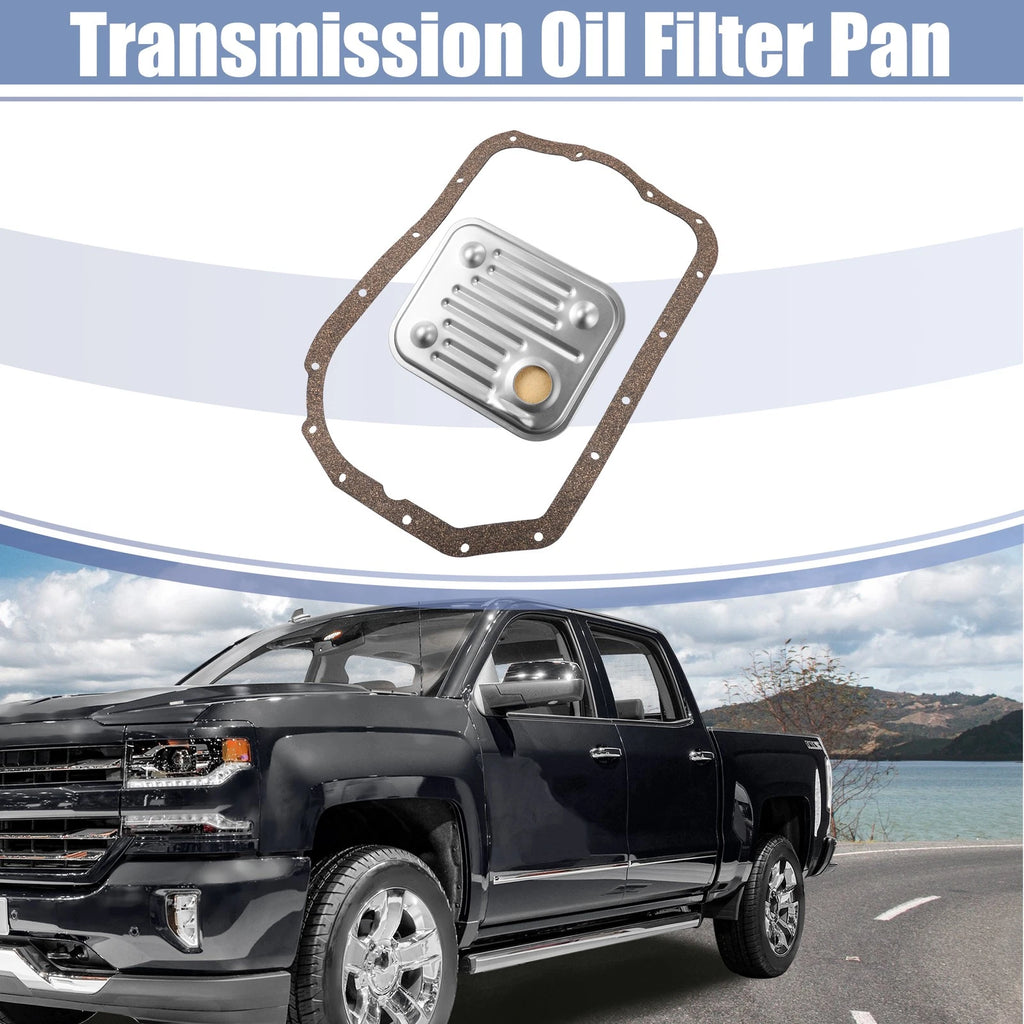 Set of 1 Transmission Filter Oil Pan Gasket for Chevrolet (2001–2008) 25325570 TF329