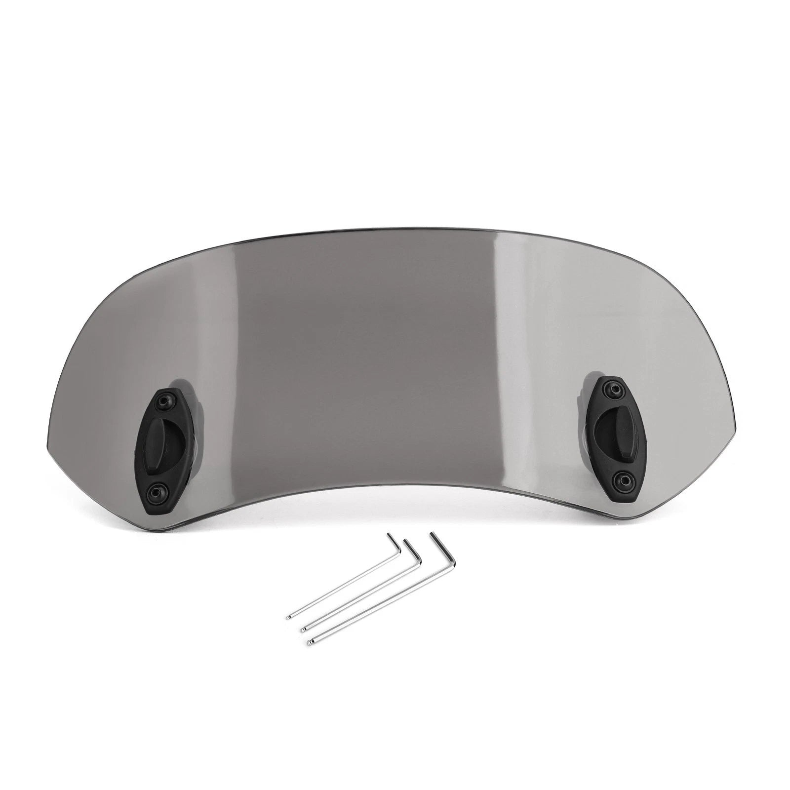 Adjustable Clip On Windshield Extension Spoiler for Motorcycle