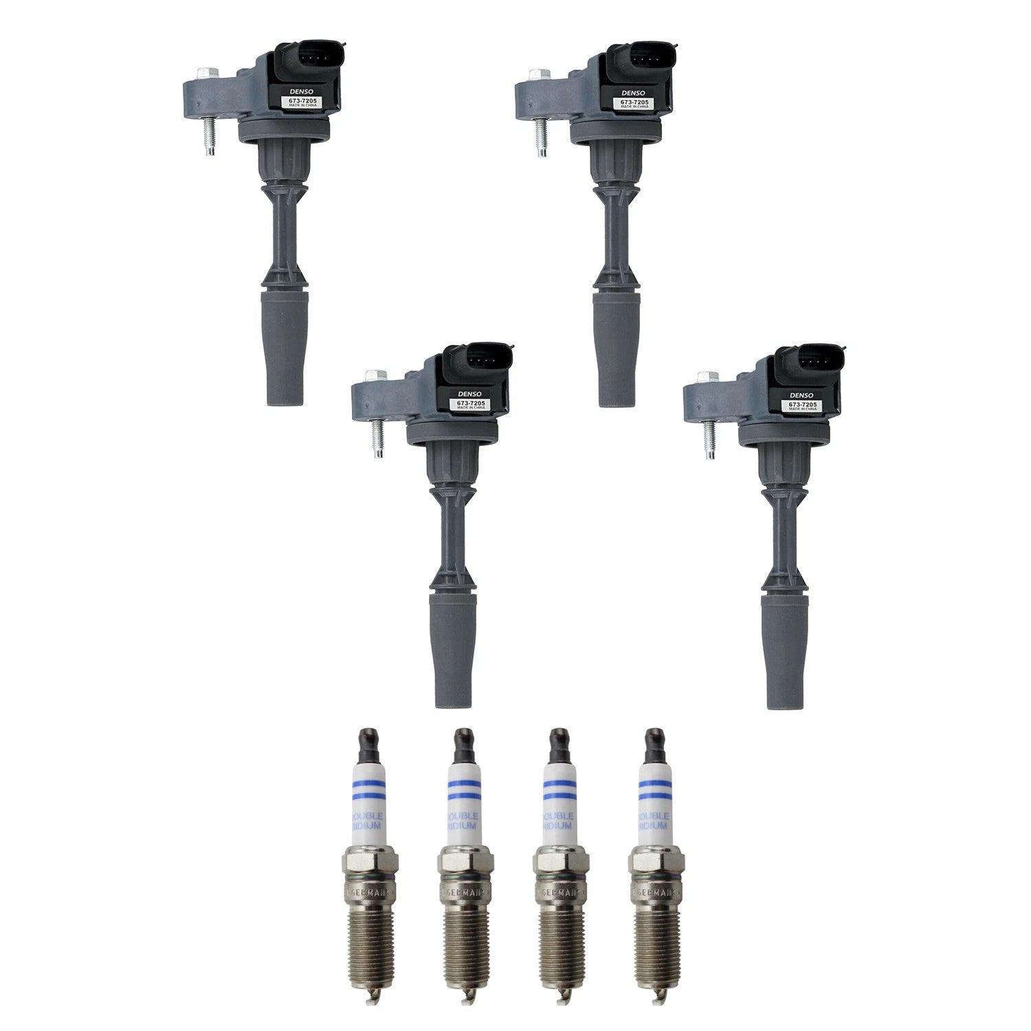 Set of 4 Ignition Coils & Spark Plugs for ATS Colorado Impala