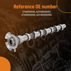 Exhaust Camshaft for Mercedes C180 CGI W204 C204 S204 GLK200 X204 (2007–2015)