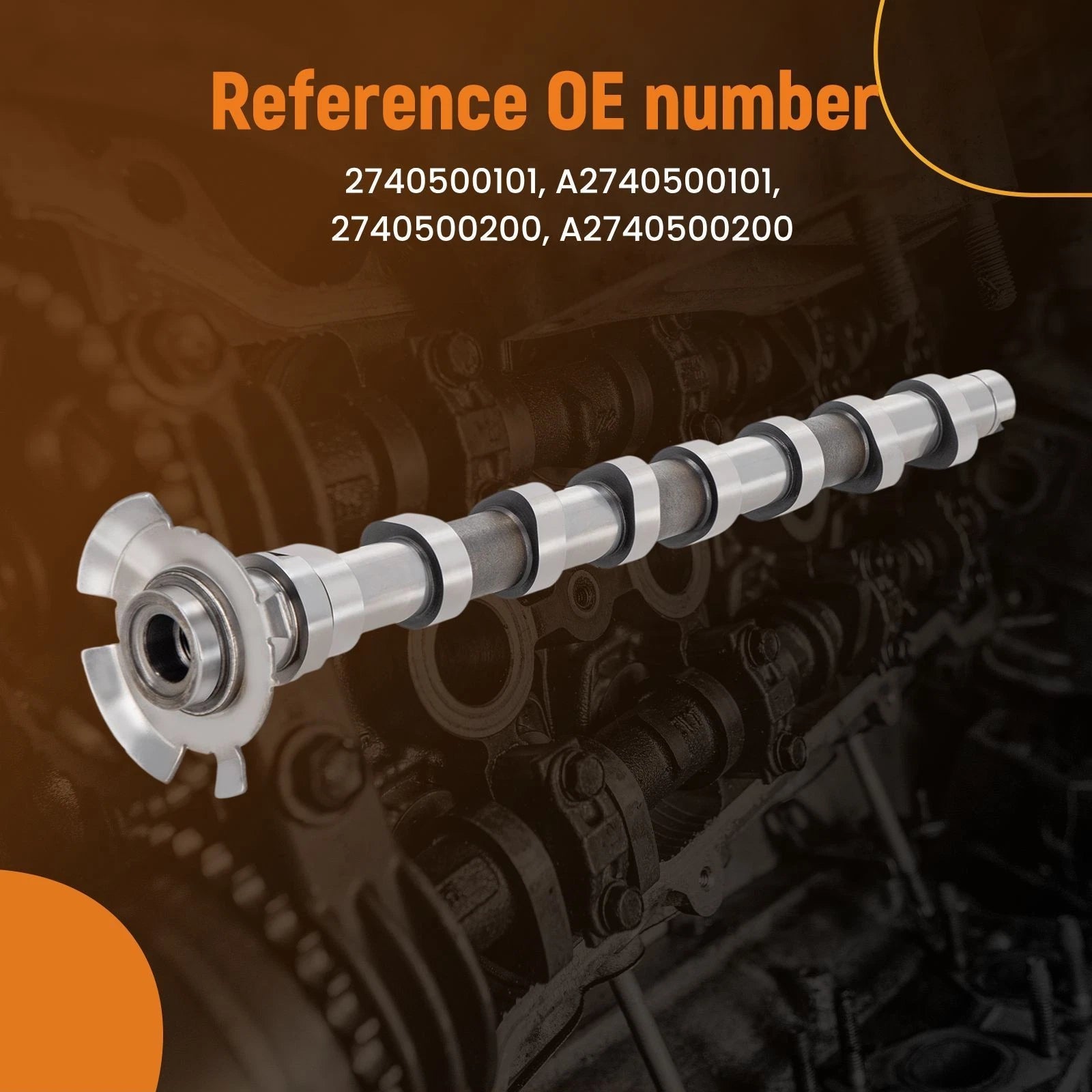 Exhaust Camshaft for Mercedes C180 CGI W204 C204 S204 GLK200 X204 (2007–2015)