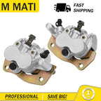 Front Left Right Brake Caliper & Pads for Yamaha Rhino 450 YXR450 (2006–2009)