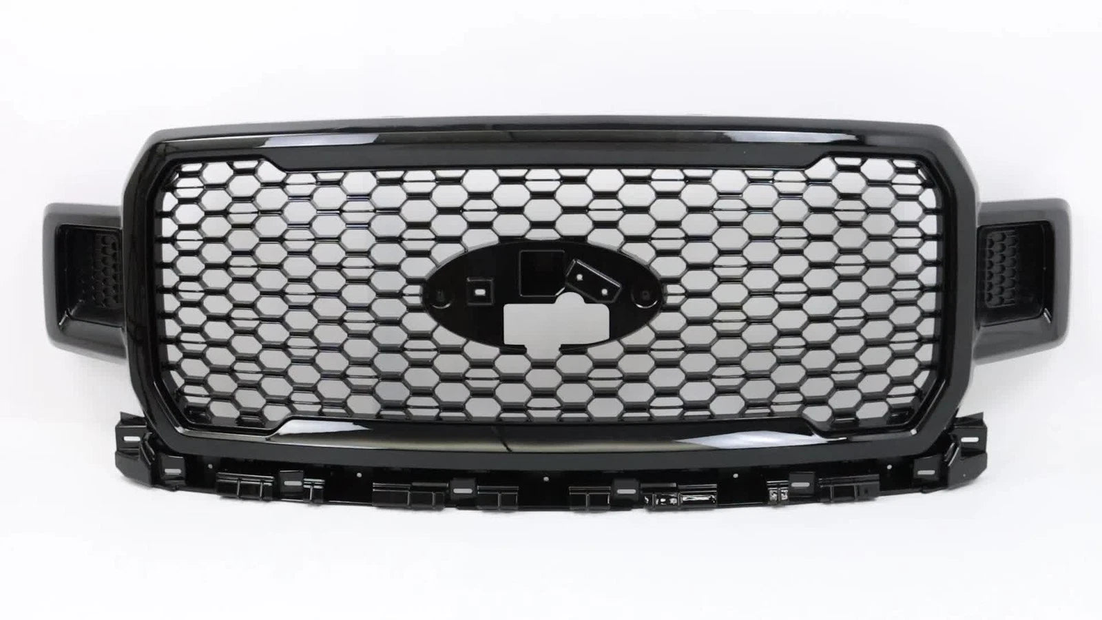 Front Radiator Upper Grille Assembly for Ford F-150 (2018–2020) Black